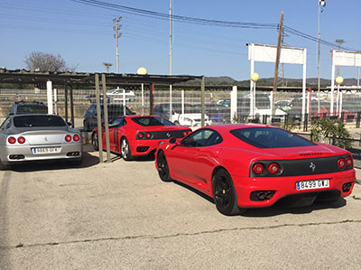Visita Club Ferrari a Karting Vendrell